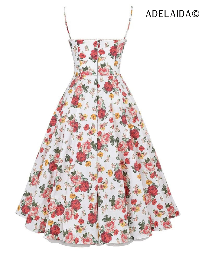 Robe Midi En Tulle À Imprimé Floral