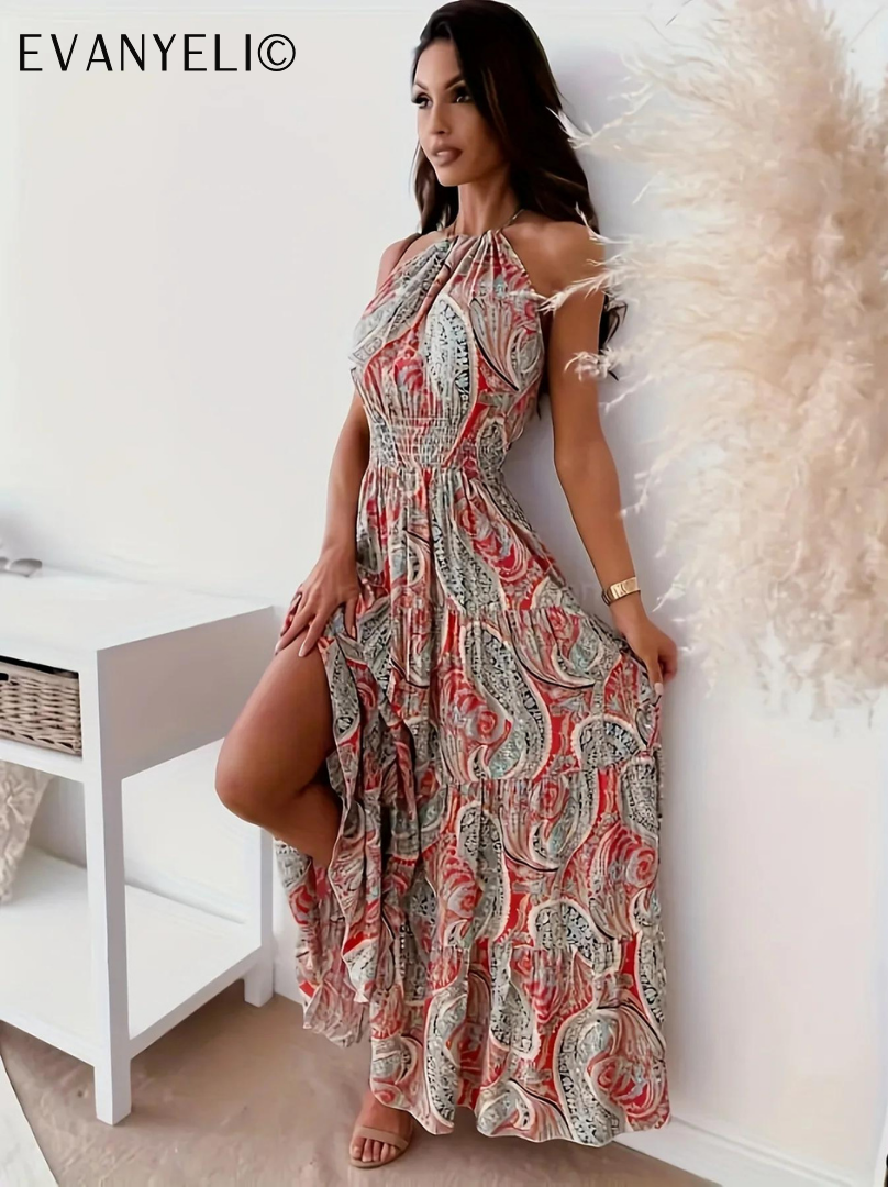 Robe élégante Paisley