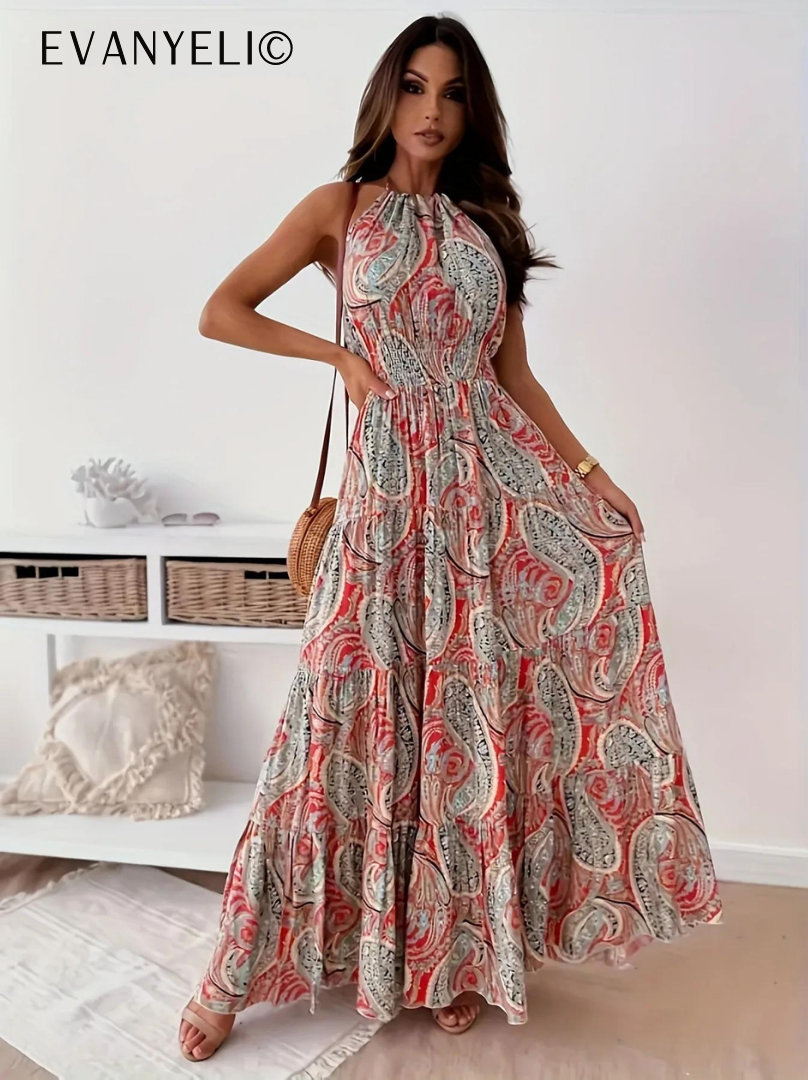 Robe élégante Paisley