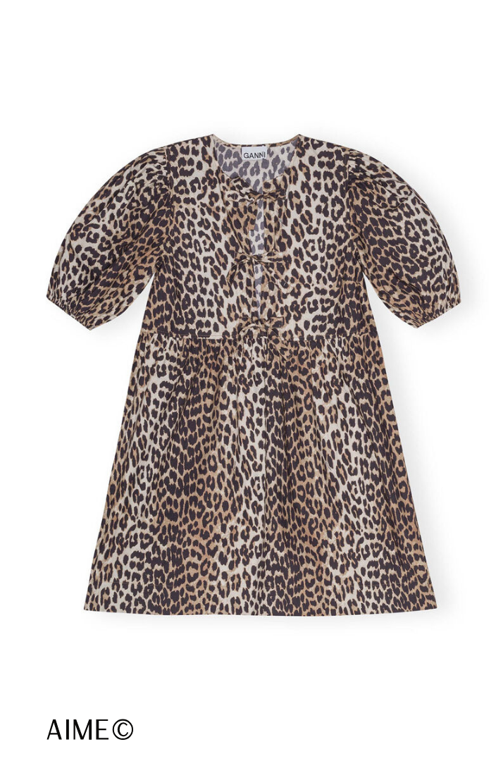 Mini Robe À Imprimé Animalier