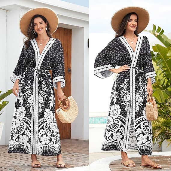 Cardigan kimono de plage