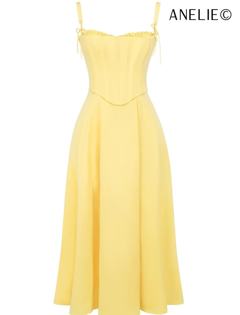 Robe midi en coton soleil