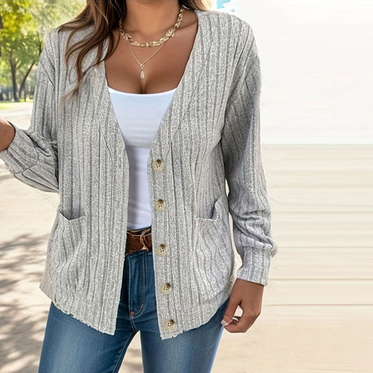 JULIE-CASUAL AND COMFORTABLE KNITTED CARDIGAN