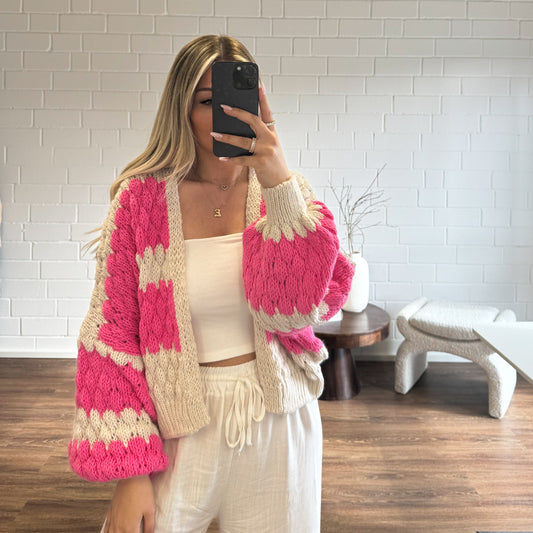 FRÉDÉRIQUE-COZY KNITTED CARDIGAN