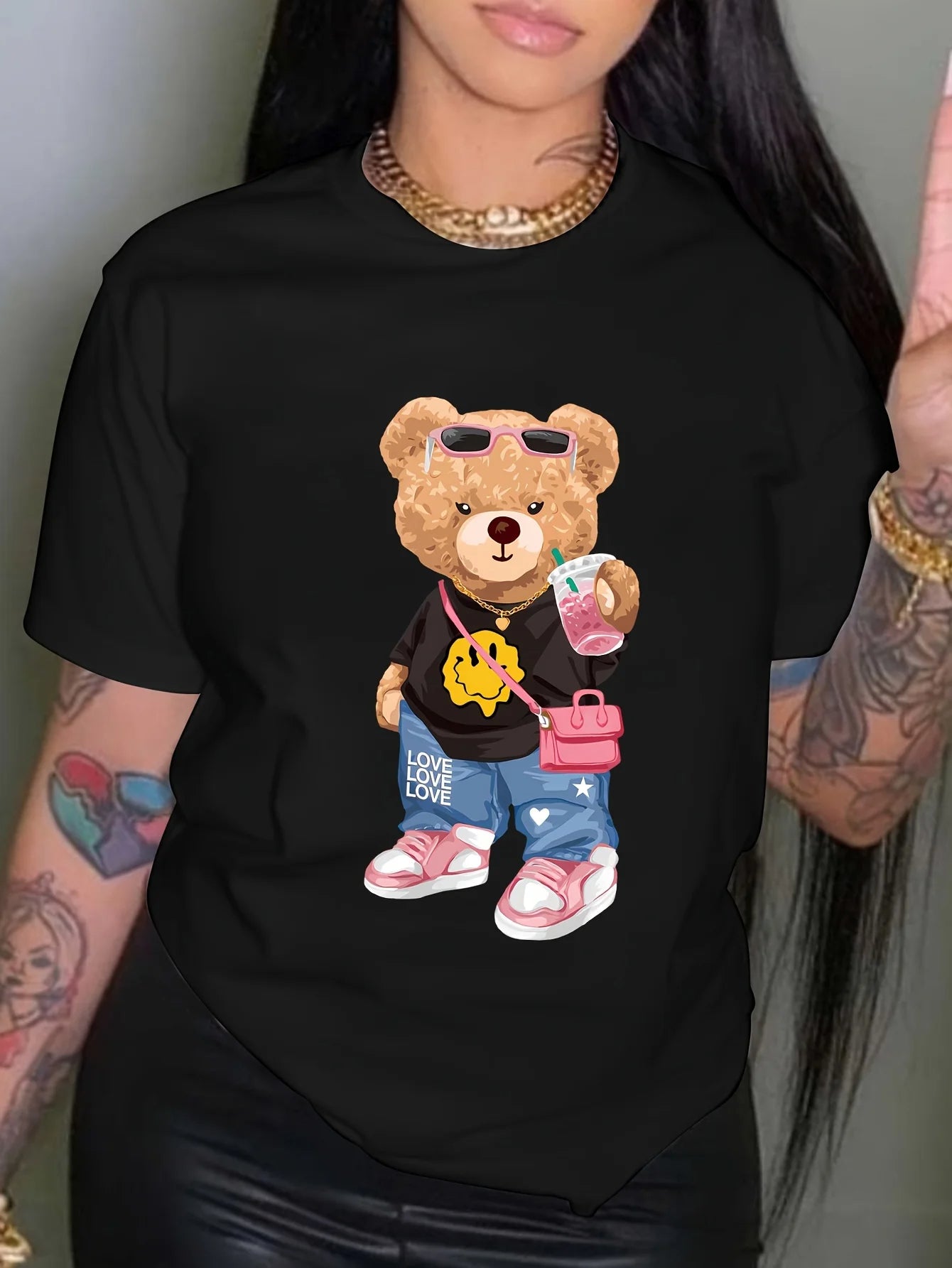 BellaPrint™ T-shirt Petit Ours d'Été