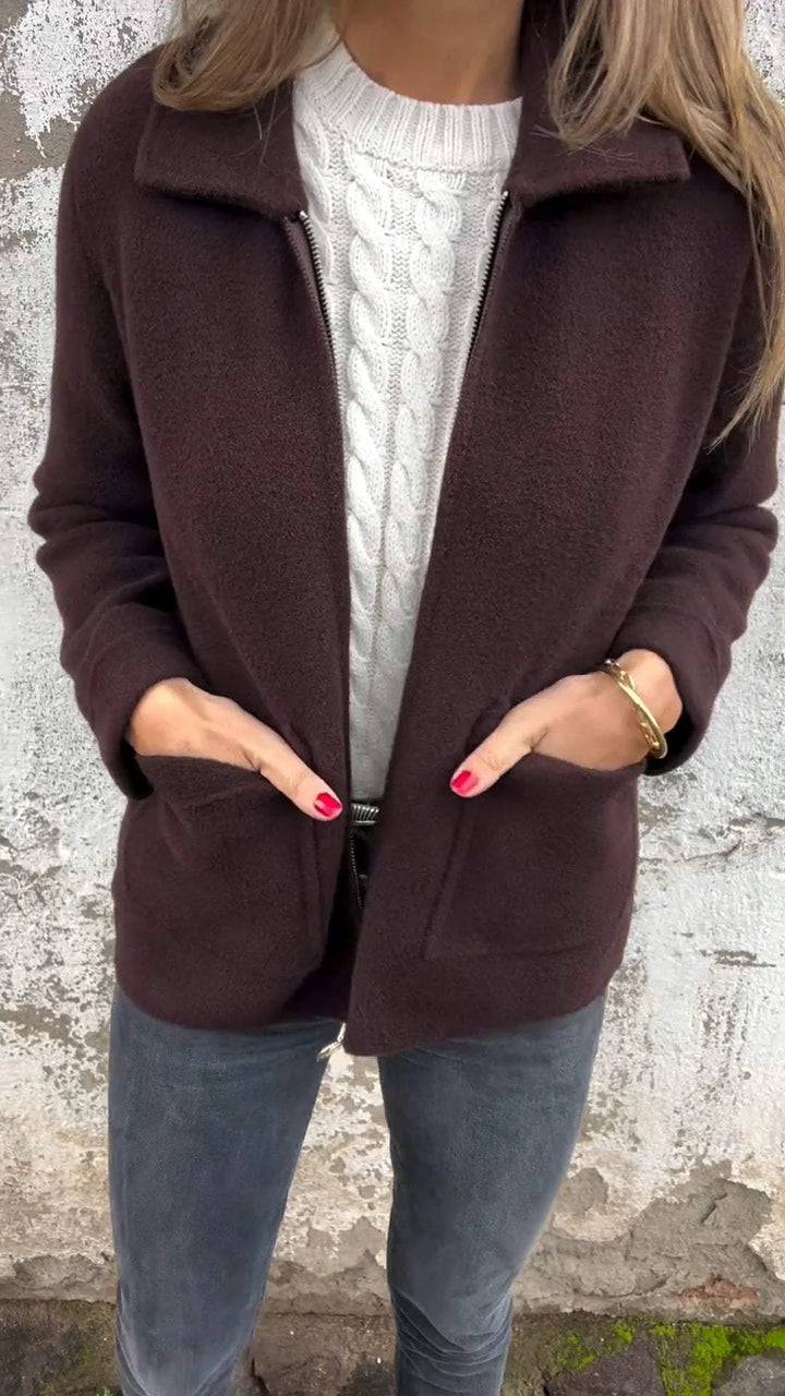 LAVI Veste Cardigan Élégante en Laine