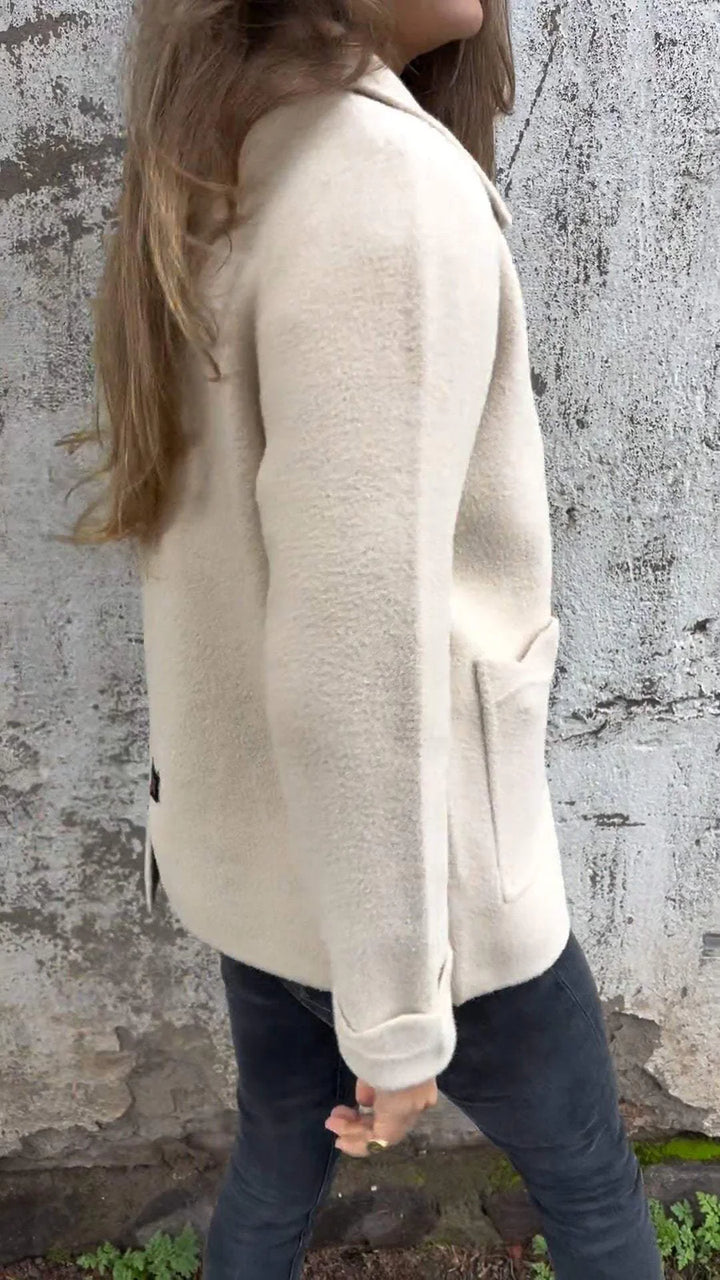 LAVI Veste Cardigan Élégante en Laine