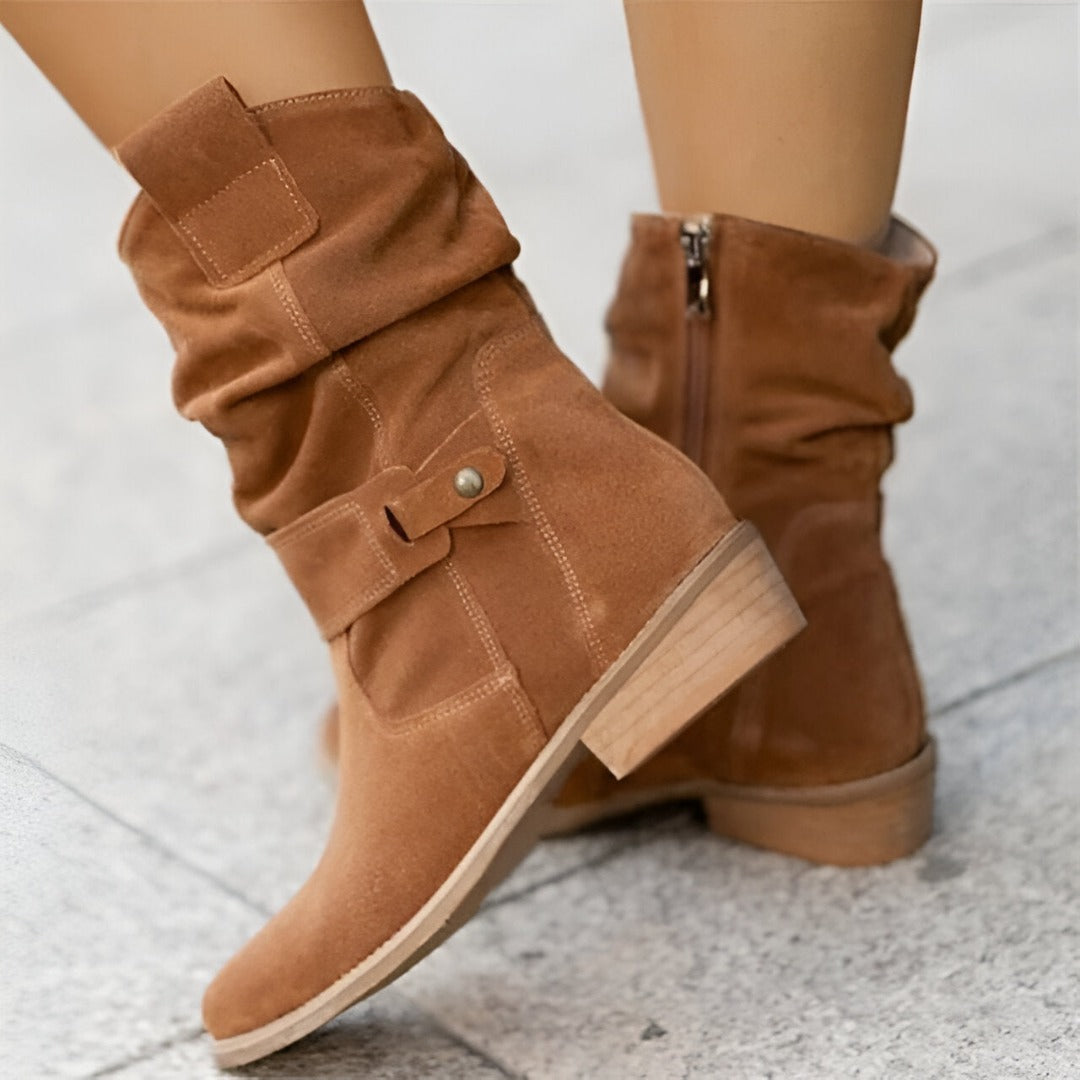 CASUAL ANKLE BOOTS WITH COMFORT SOLE