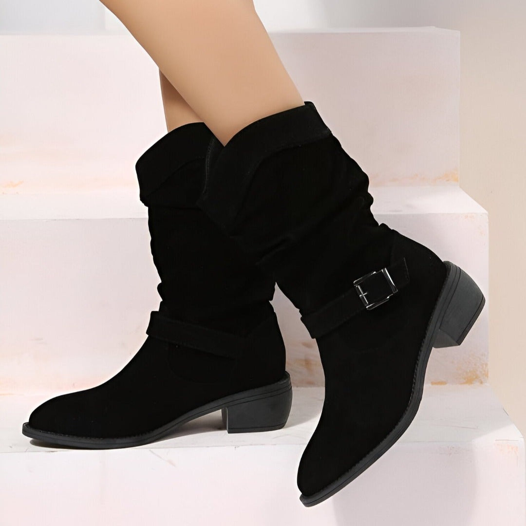 CASUAL ANKLE BOOTS WITH COMFORT SOLE