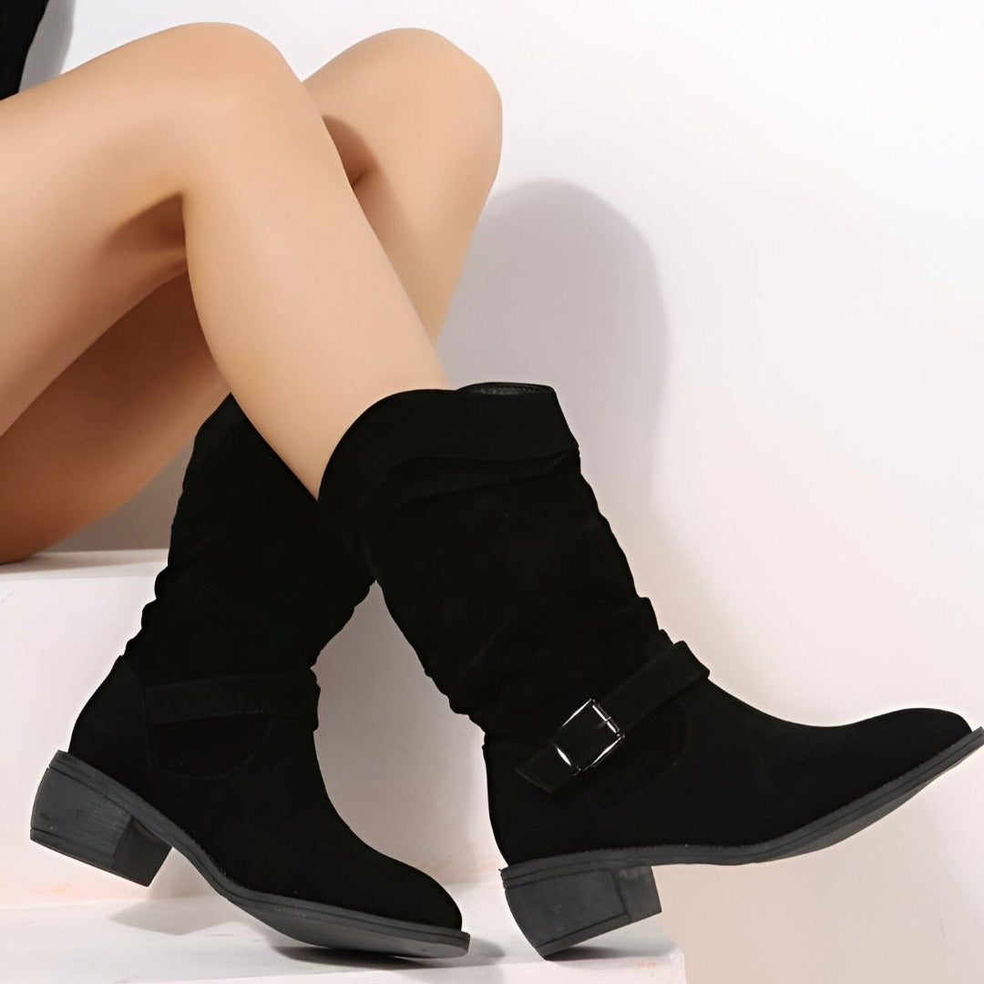 CASUAL ANKLE BOOTS WITH COMFORT SOLE