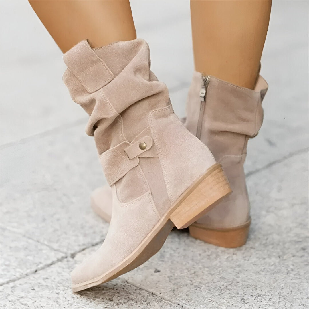 CASUAL ANKLE BOOTS WITH COMFORT SOLE