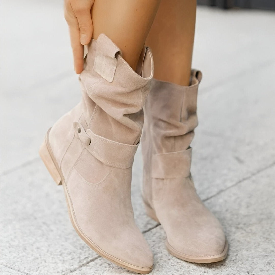 CASUAL ANKLE BOOTS WITH COMFORT SOLE